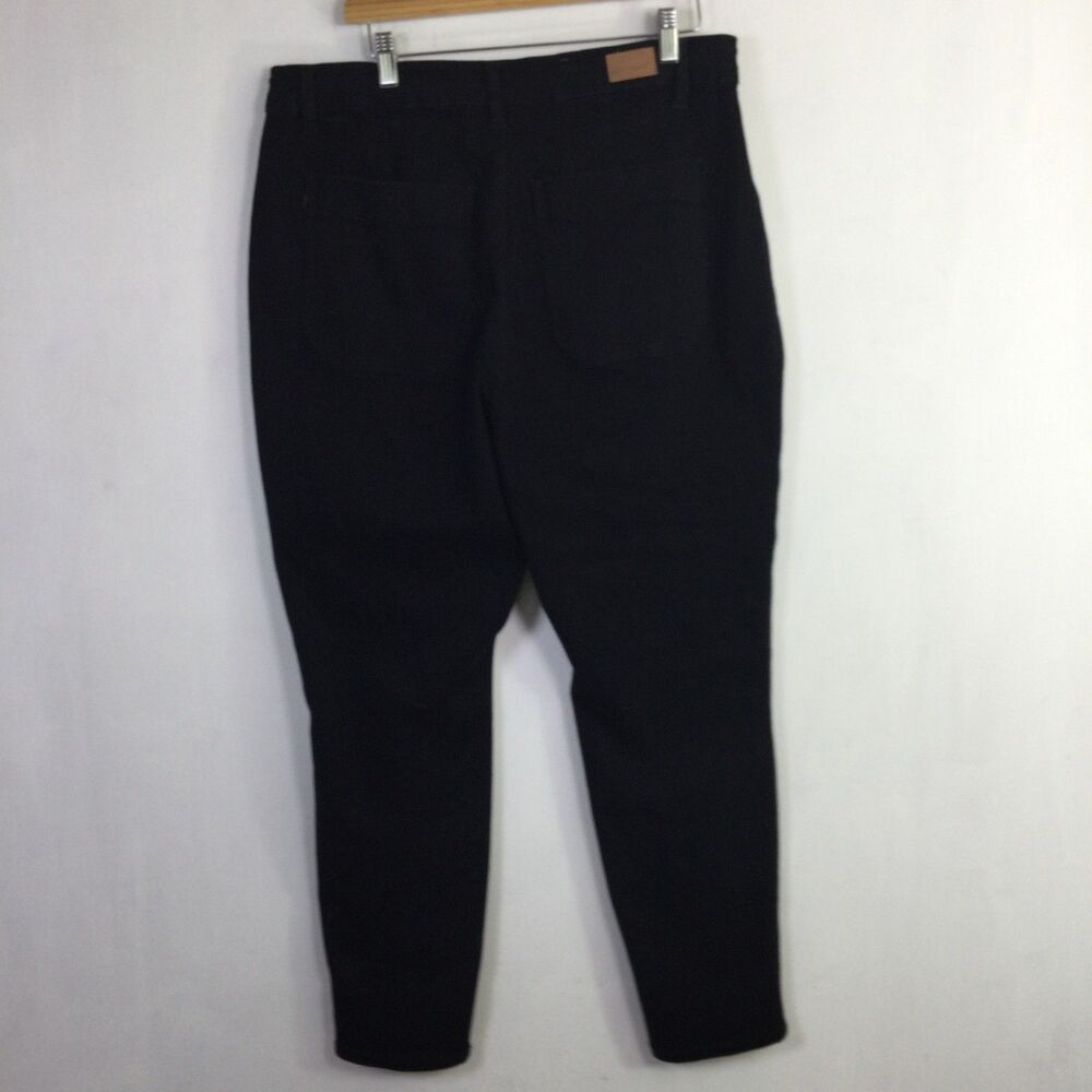 Judy Blue Womens Los Angeles Jogger Pants Skinny Drawstring Waist Black Size 16W - Picture 2 of 16
